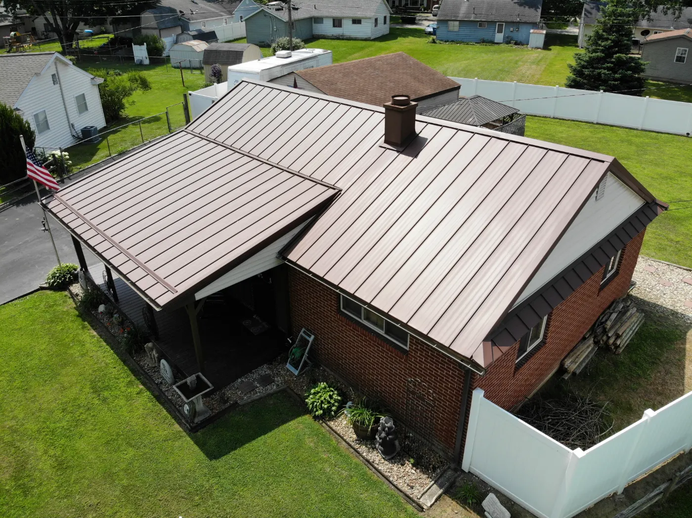 Commercial roof inspection documented in Woodcreek Reserve